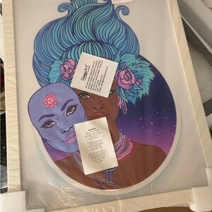 Gemini Zodiac Art Print 24x48